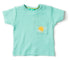 Pointelle pale turquoise tee Tops Little Green Radicals 