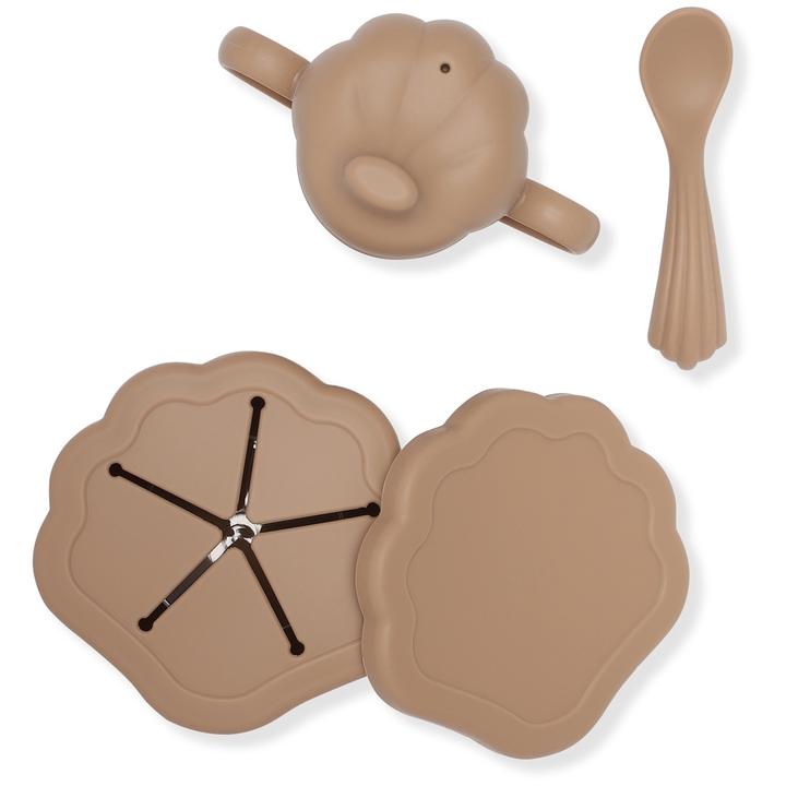 Silicone clam set bark Konges sløjd Meal Konges sløjd 