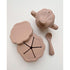 Silicone clam set bark Konges sløjd Meal Konges sløjd 