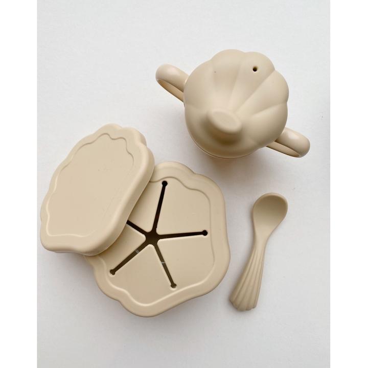 Silicone clam set lemonade Konges sløjd Meal Konges sløjd 