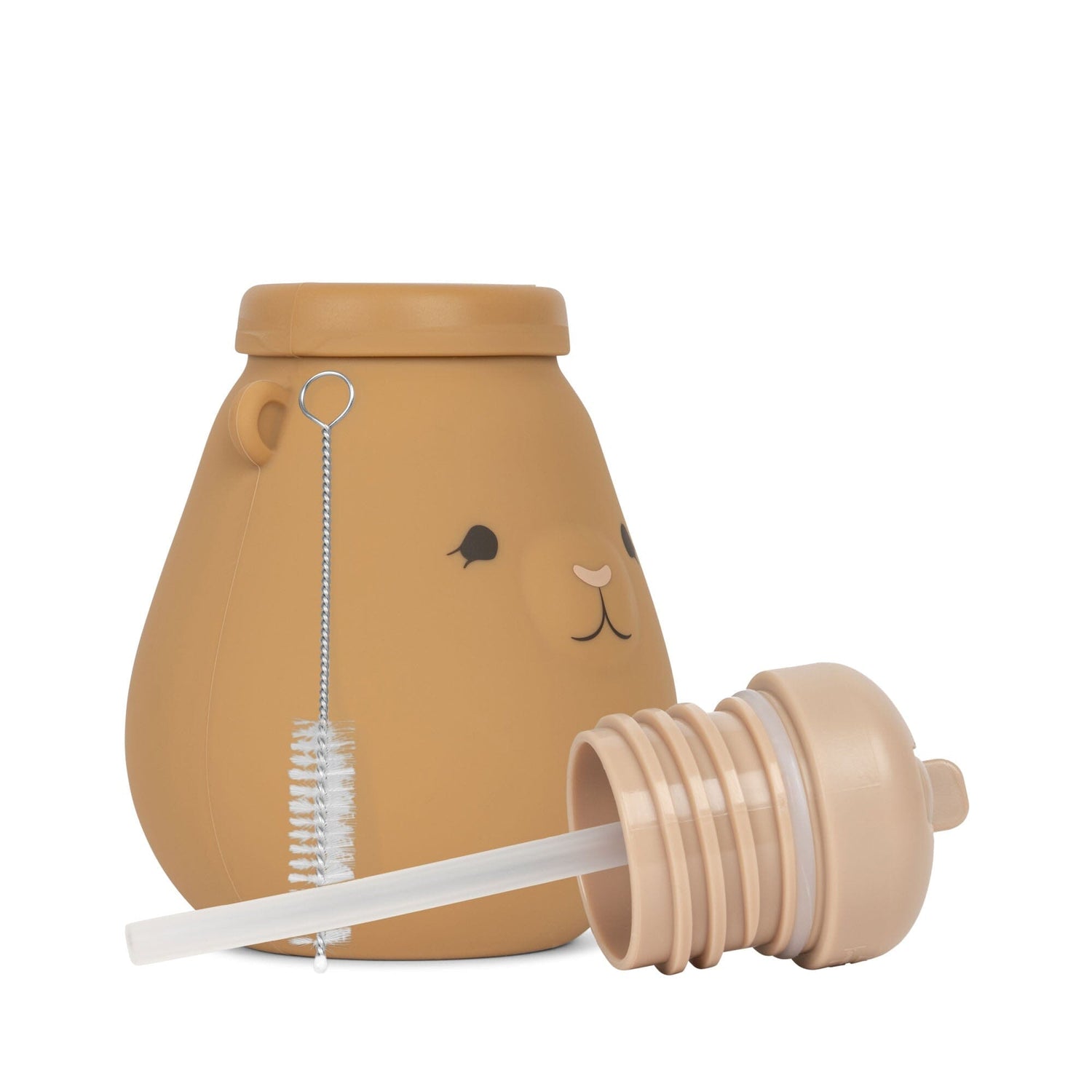 Garrafa de silicone teddy almond meal Konges sløjd 