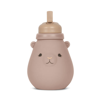 Garrafa de silicone teddy blush meal Konges sløjd 