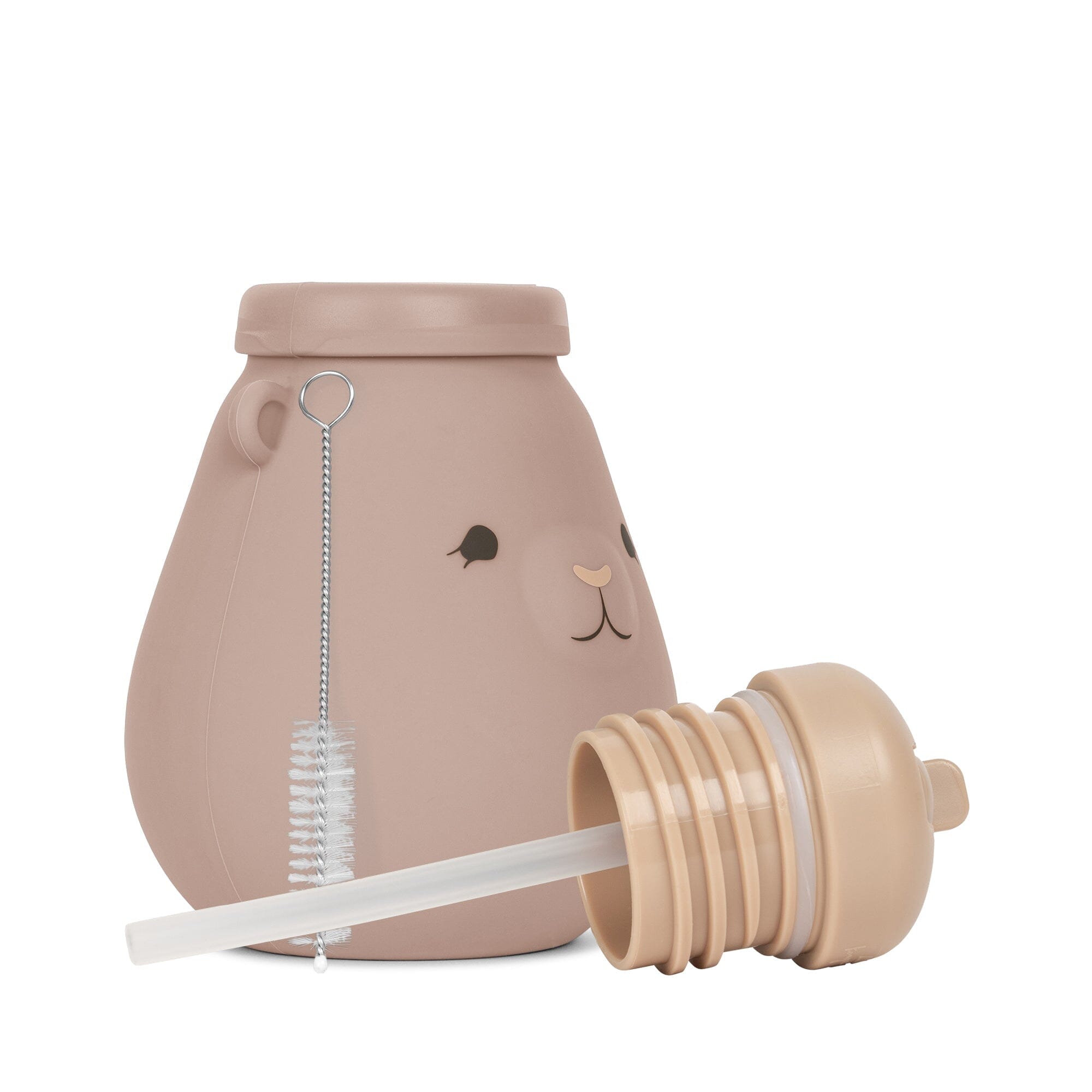 Garrafa de silicone teddy blush meal Konges sløjd 