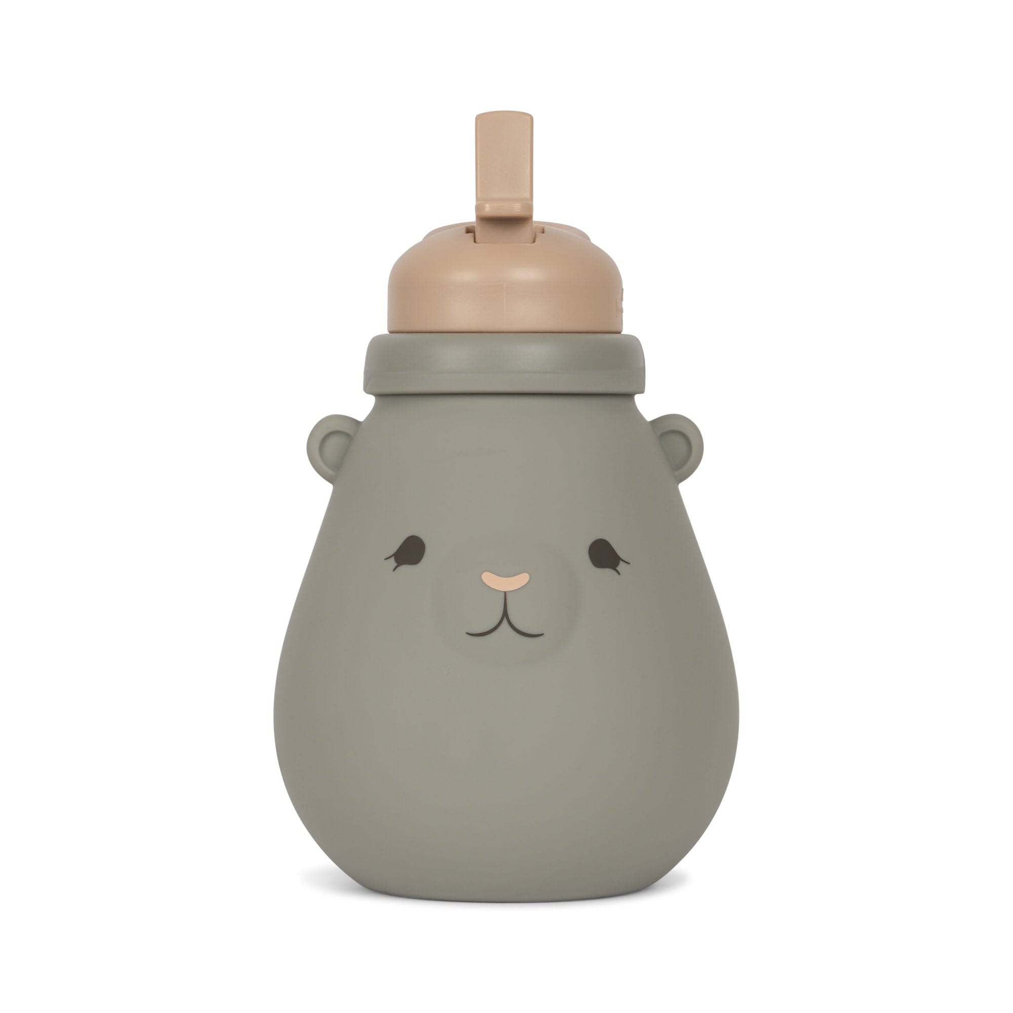 Garrafa de silicone teddy whale meal Konges sløjd 