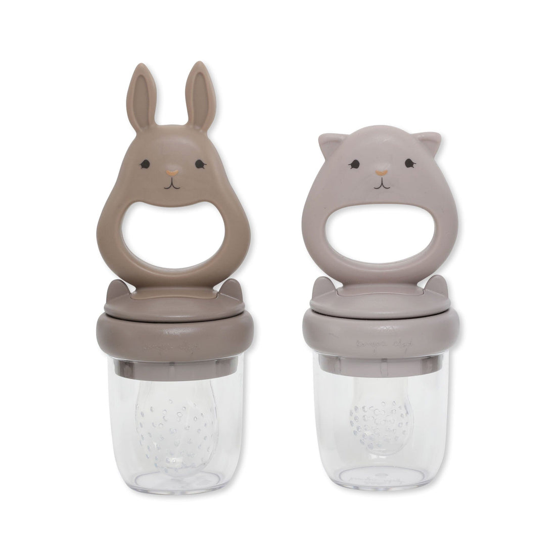 Alimentadores mordedores bunny silicone lilac + shitake Dinnerware Konges sløjd 