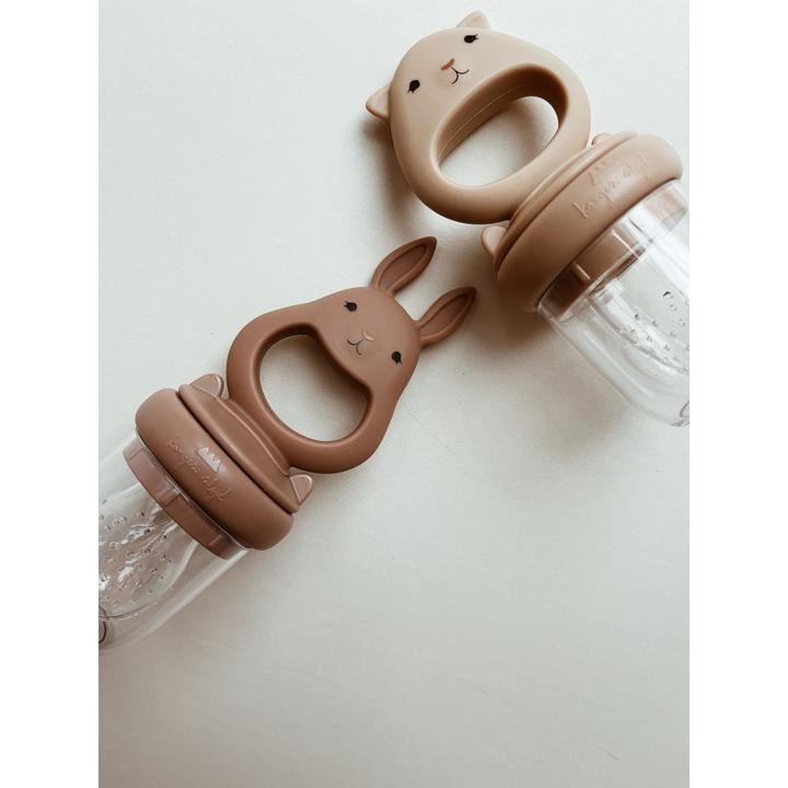 Silicone fruit feeding pacifier bunny bark shell Konges sløjd Dinnerware Konges sløjd 