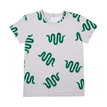 Snakes on grey t-shirt don&