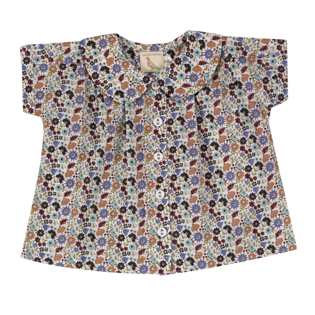 Blouse with Peter Pan collar Pigeon Tops Pigeon Organics 