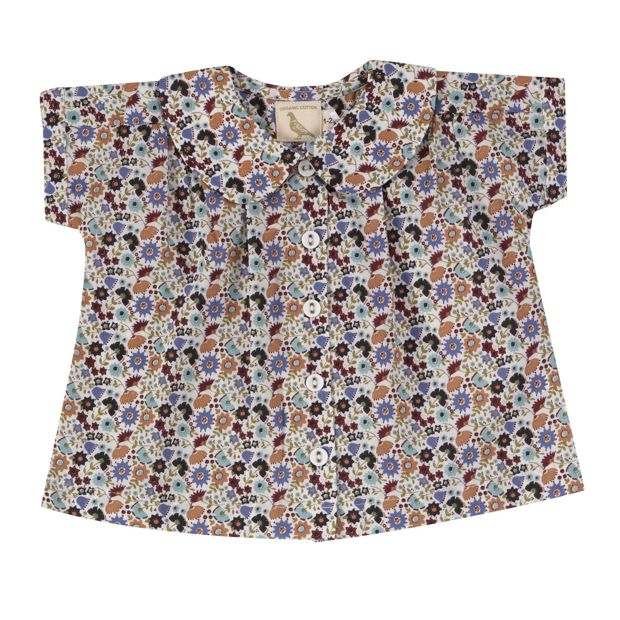 Blouse with Peter Pan collar Pigeon Tops Pigeon Organics 