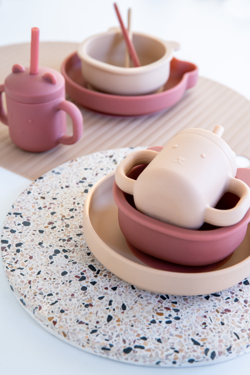 Copo de treino + palhinha honey Dinnerware Petit Monkey 