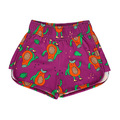 Shorts papaya power Raspberry Republic Bottoms Raspberry Republic 