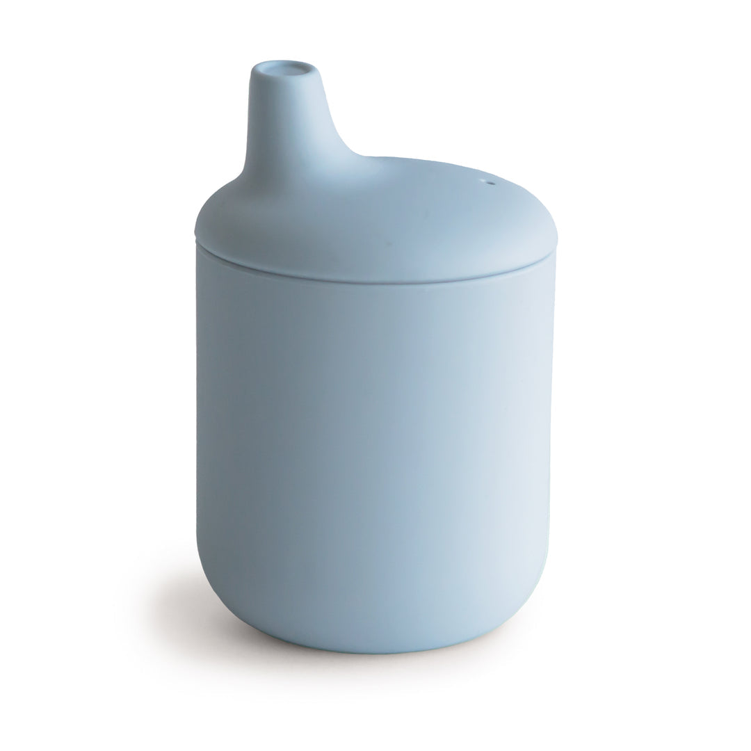 Silicone sippy cup powder blue mushie meal mushie 
