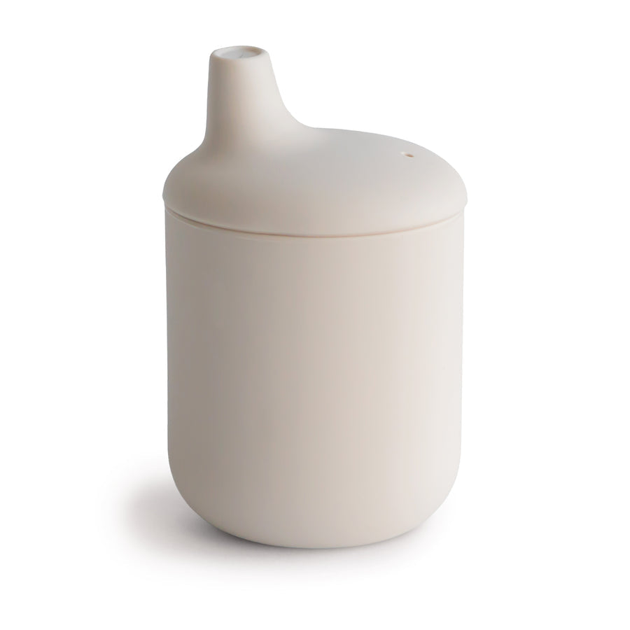 Silicone sippy cup shifting sand mushie meal mushie 