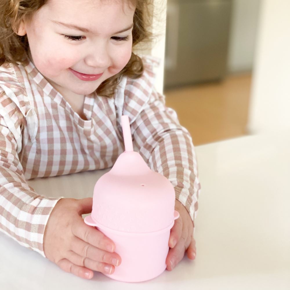 Sippie lid (+mini straw) powder pink Dinnerware we might be tiny