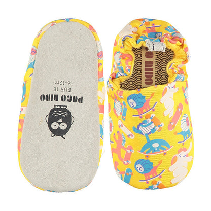 Skateboarding yellow shoes Poco Nido Baby shoes Poco Nido 