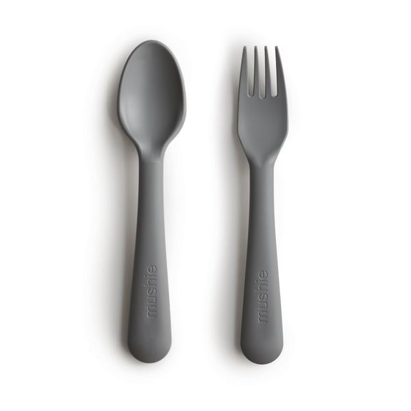 Fork and spoon set smoke mushie Meal mushie 