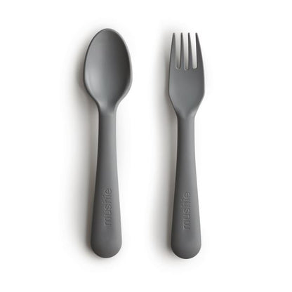 Fork and spoon set smoke mushie Meal mushie 