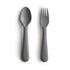 Fork and spoon set smoke mushie Meal mushie 