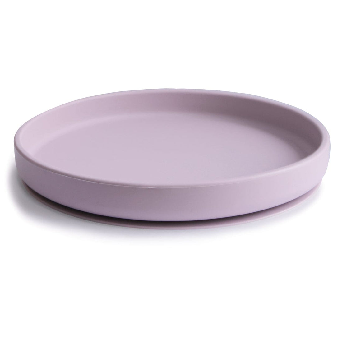 Prato clássico com ventosa lilac meal mushie 