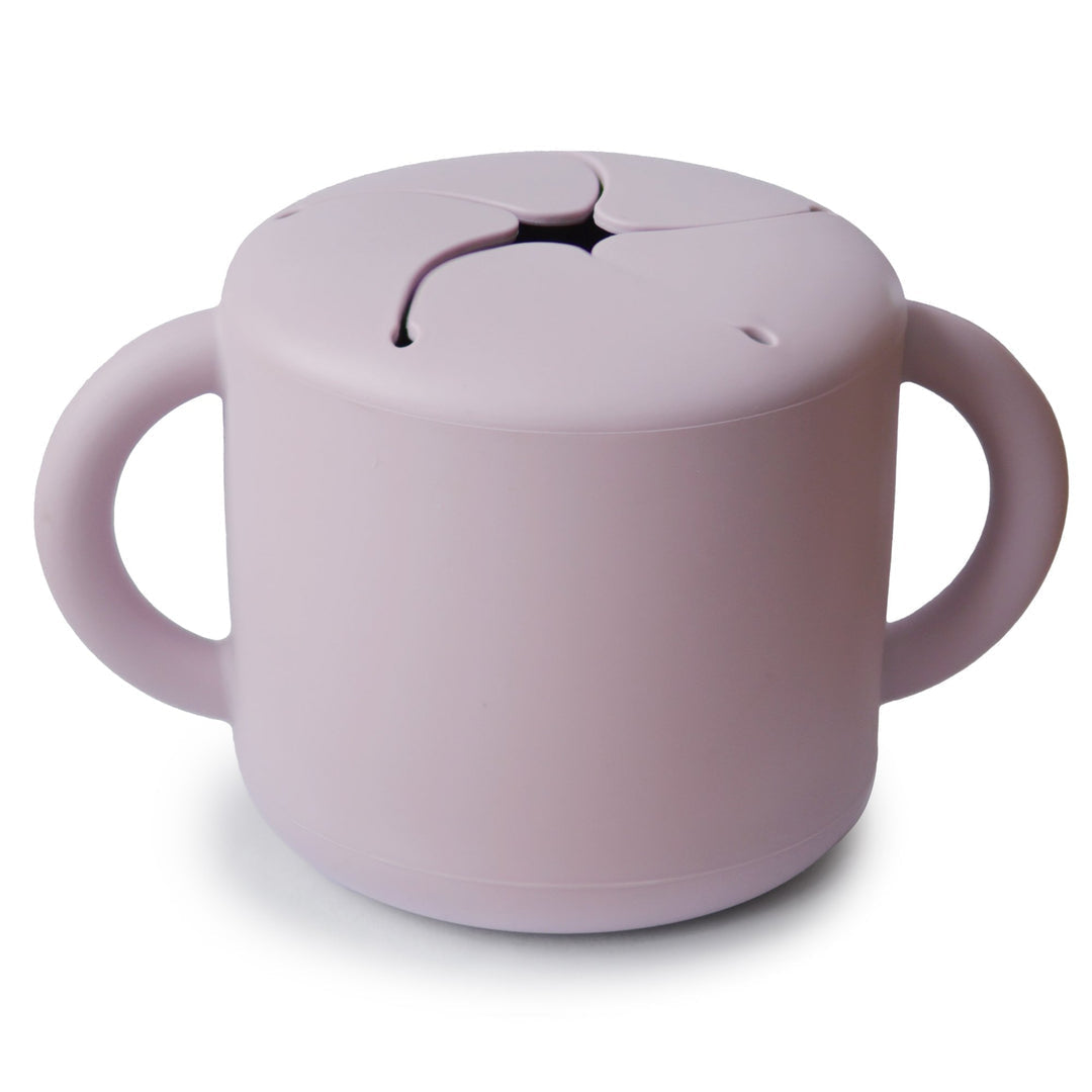 Snack cup lilac mushie meal mushie