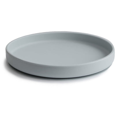 Prato clássico com ventosa stone meal mushie 