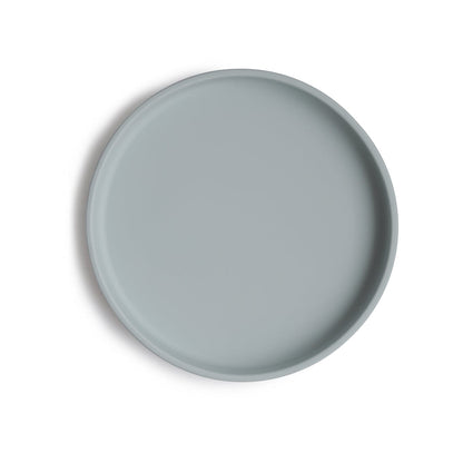 Prato clássico com ventosa stone meal mushie 