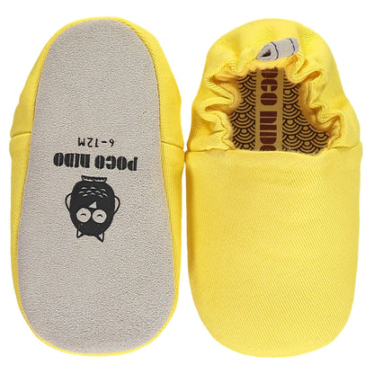 Plain sunshine yellow mini shoes 17-22 Poco Nido Baby shoes Poco Nido 