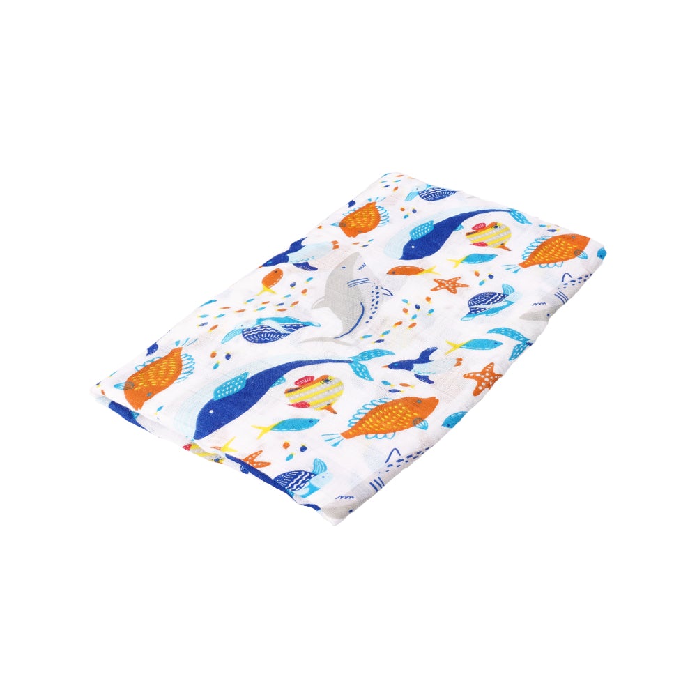 Musselina 120 cm sea animals Happy Bear 