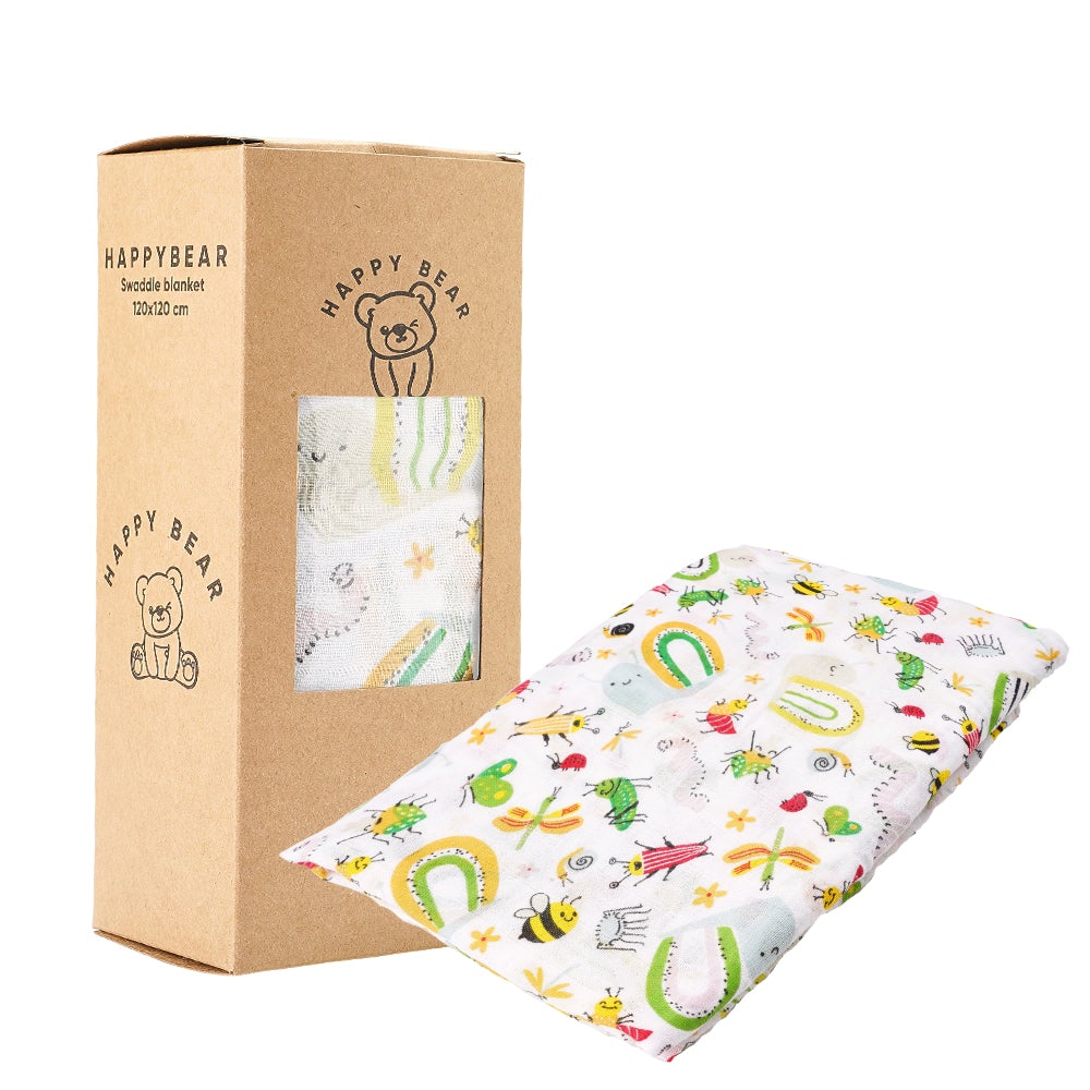 Musselina 120 cm bugs Happy Bear 