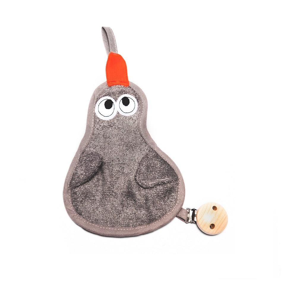 Prende-chucha patinho anthracite Pacifier clip Timboo 