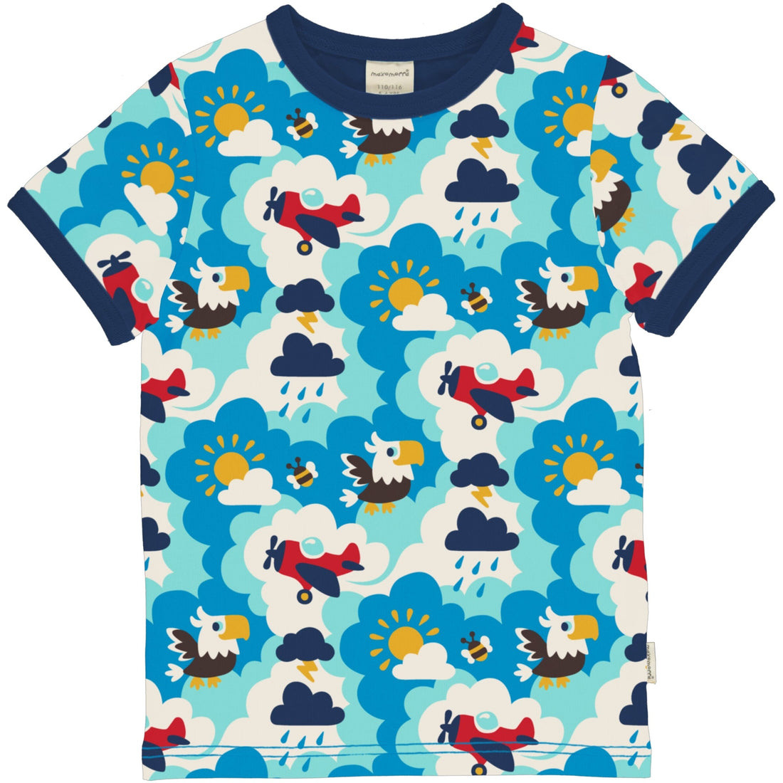 T-shirt sky Tops Maxomorra 
