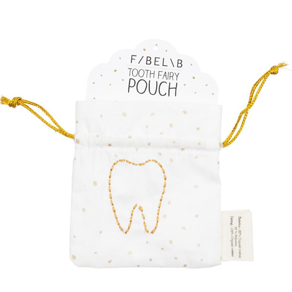 Tooth fairy pouch Fabelab muslin Fabelab 