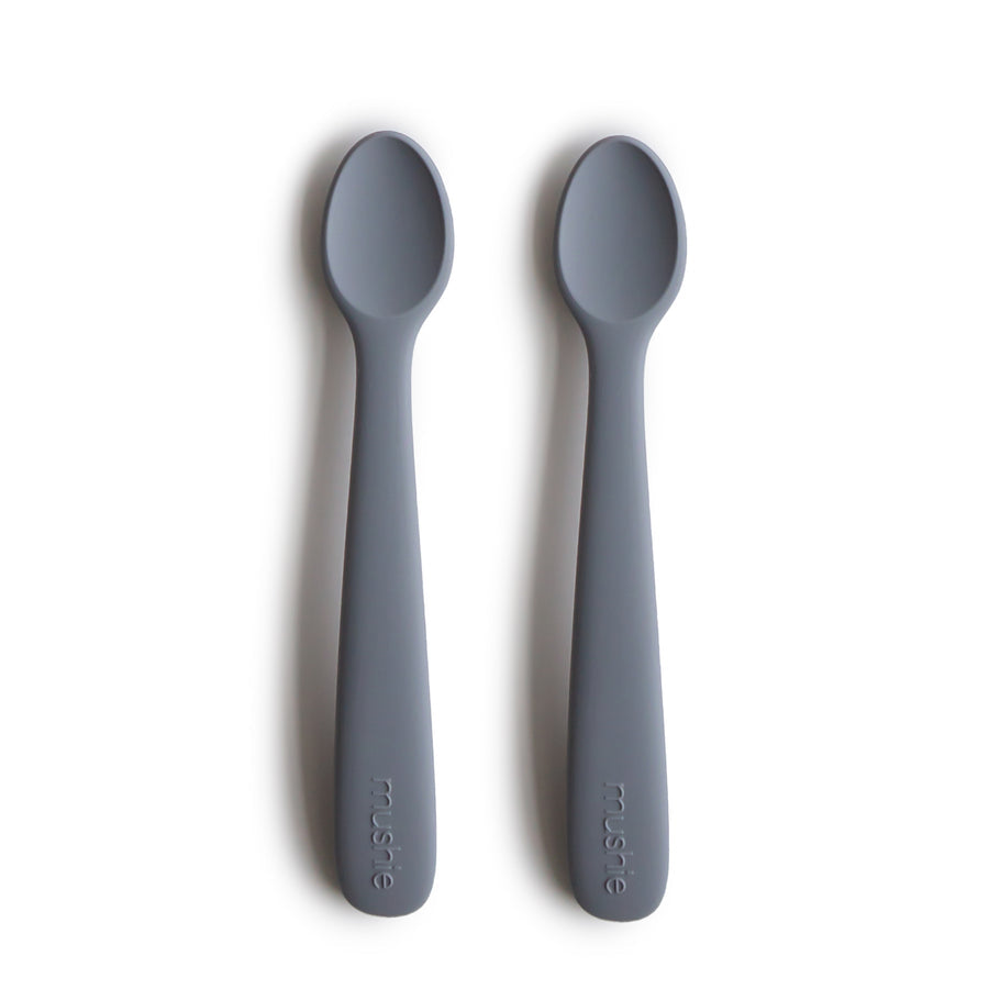 2-pack silicone feeding spoon tradewinds mushie Meal mushie 