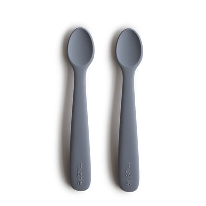 2-pack silicone feeding spoon tradewinds mushie Meal mushie 
