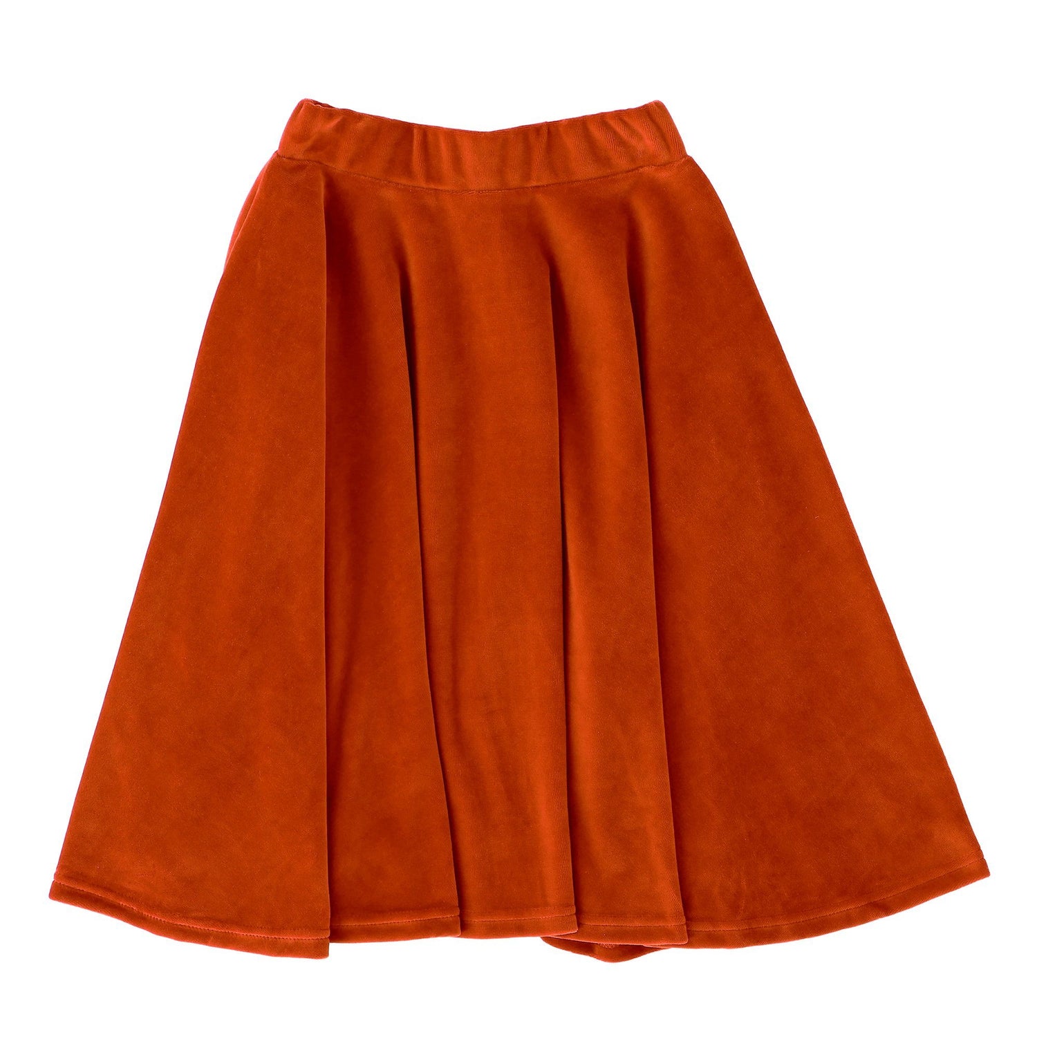 Velour long twirly skirt ginger fox Raspberry Republic Skirt Raspberry Republic 