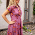 A vintage day bordeaux flower power love AiA WOMAN AlbaBaby dress Alba of Denmark 