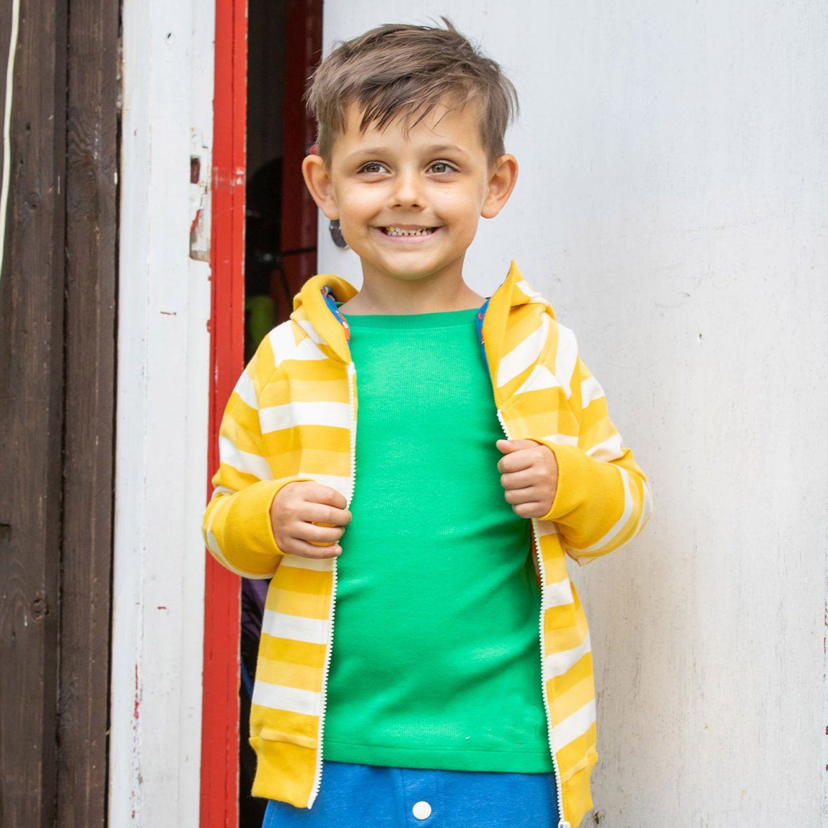 Basic rib blouse jelly bean AlbaBaby Tops Alba of Denmark 