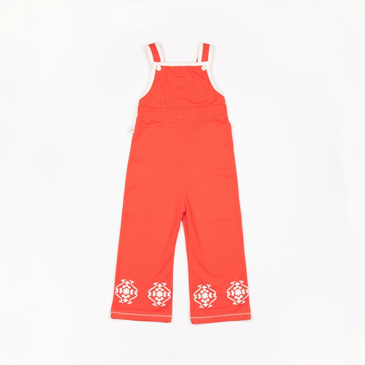 Carla crawlers cherry tomato AlbaBaby Dungarees Alba of Denmark 