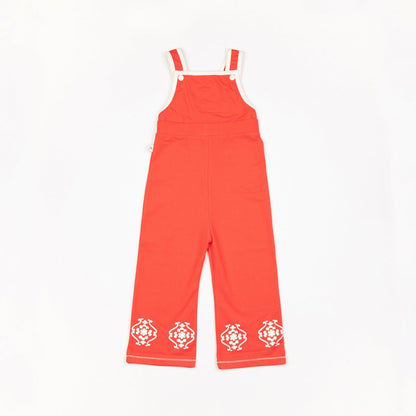 Carla crawlers cherry tomato AlbaBaby Dungarees Alba of Denmark 