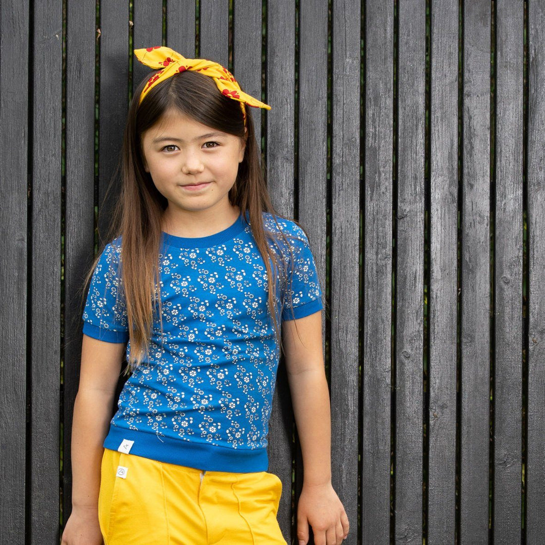 Hana bandana old gold fairy tail flowers AlbaBaby accessories Alba of Denmark 