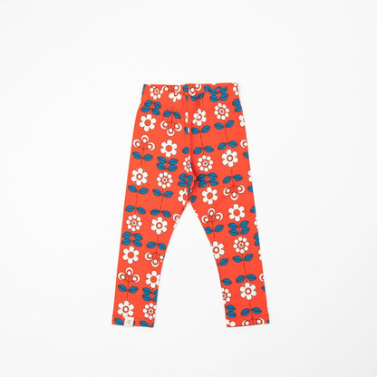 Haniella leggings spicy orange fairy tail flowers AlbaBaby Bottoms Alba of Denmark 