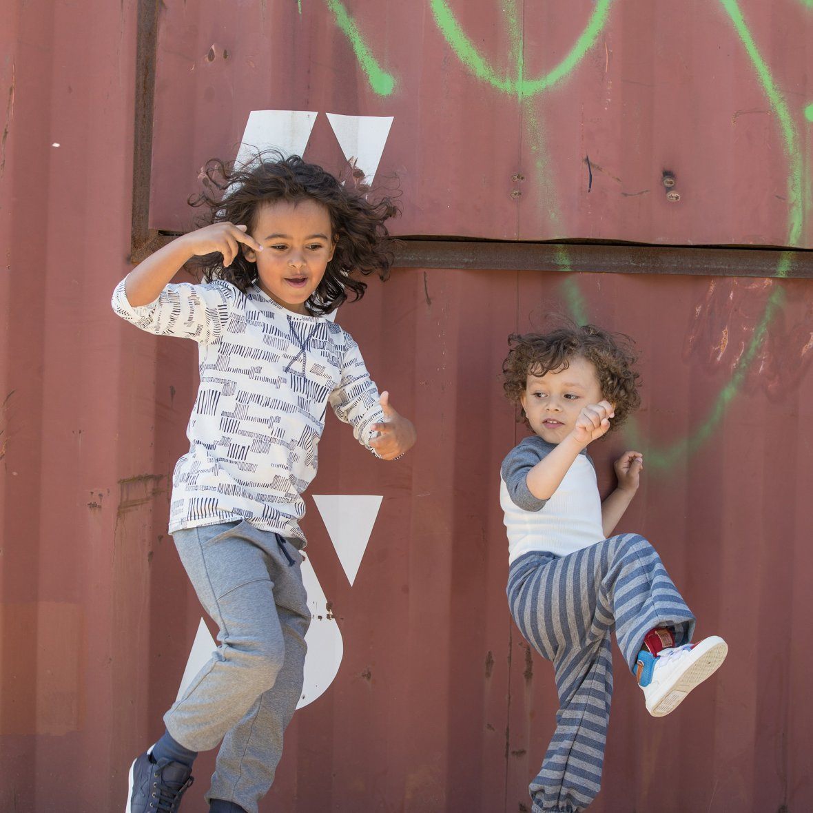 Hillian baggy pants - castelrock striped AlbaBaby Bottoms Alba of Denmark 