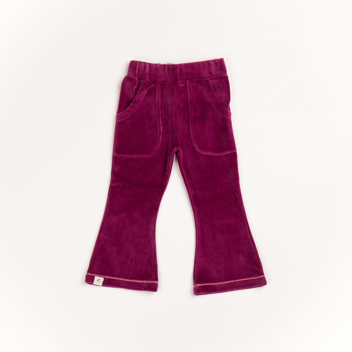 Katrine trumpet pants boysenberry AlbaBaby Pants Alba of Denmark 