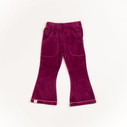 Katrine trumpet pants boysenberry AlbaBaby Pants Alba of Denmark 
