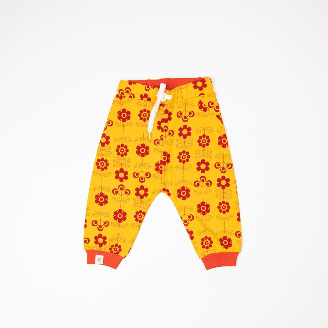 Lucca baby pants old gold fairy tail flowers AlbaBaby Bottoms Alba of Denmark 