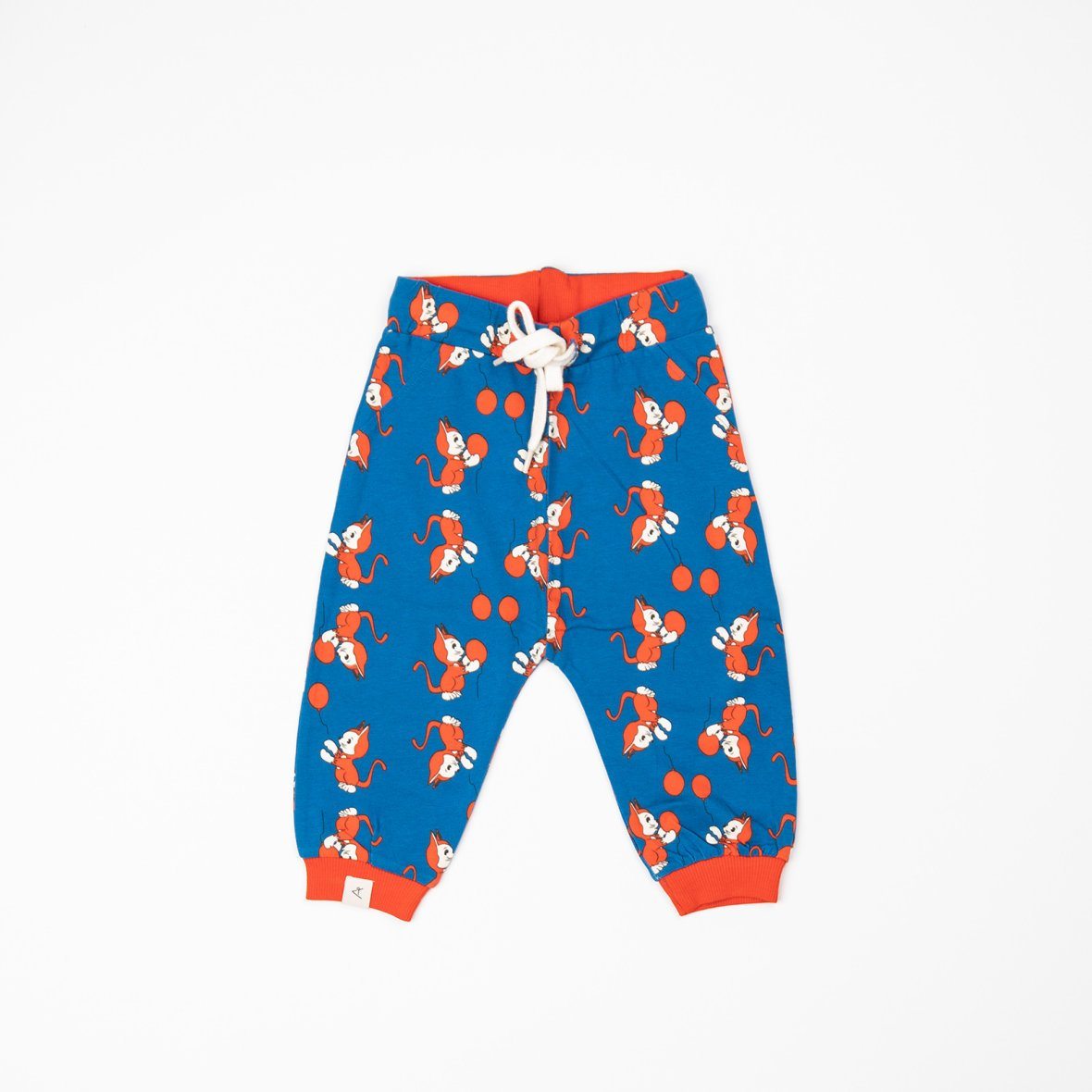 Lucca baby pants snorkel blue the cat and the balloon AlbaBaby Bottoms Alba of Denmark 