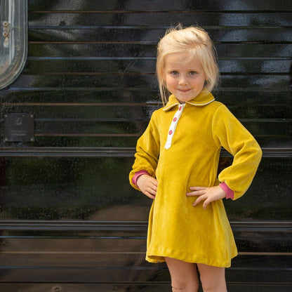 Moonlight dress Ceylon yellow AlbaBaby Dresses Alba of Denmark 