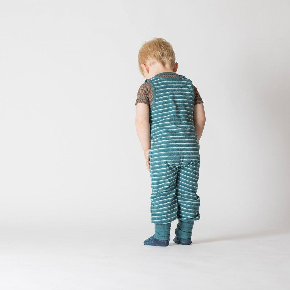 Hedashy crawlers - tapestry striped Dungarees Alba of Denmark 