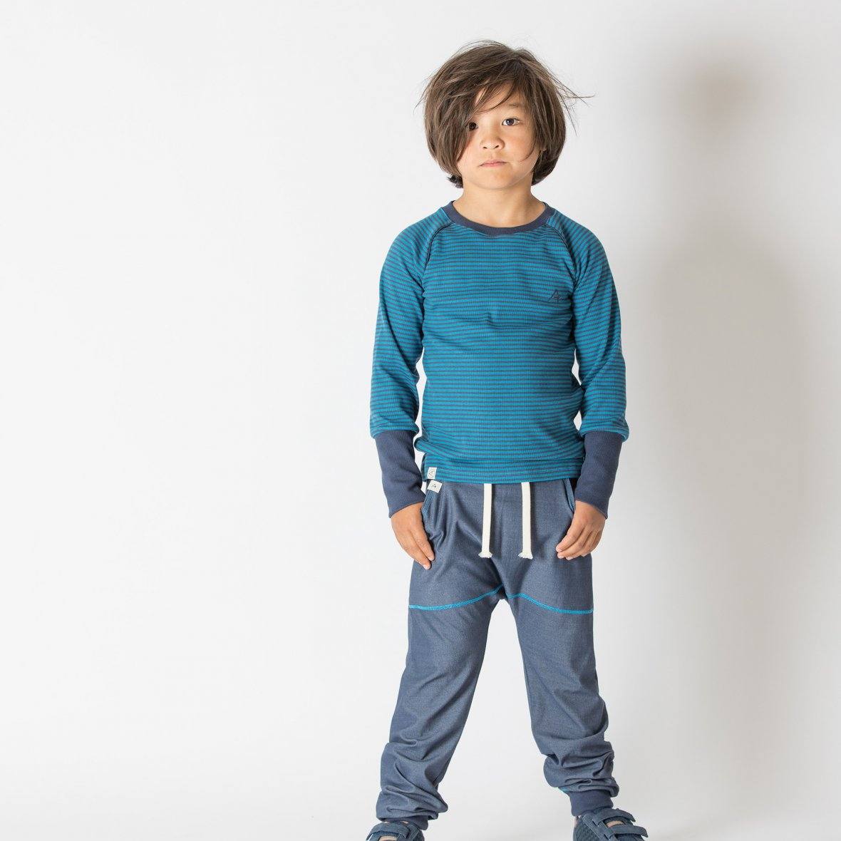 Heim blouse - blue indigo striped Tops Alba of Denmark 