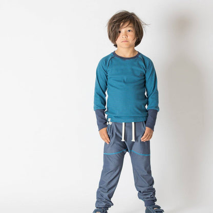 Heim blouse - blue indigo striped Tops Alba of Denmark 